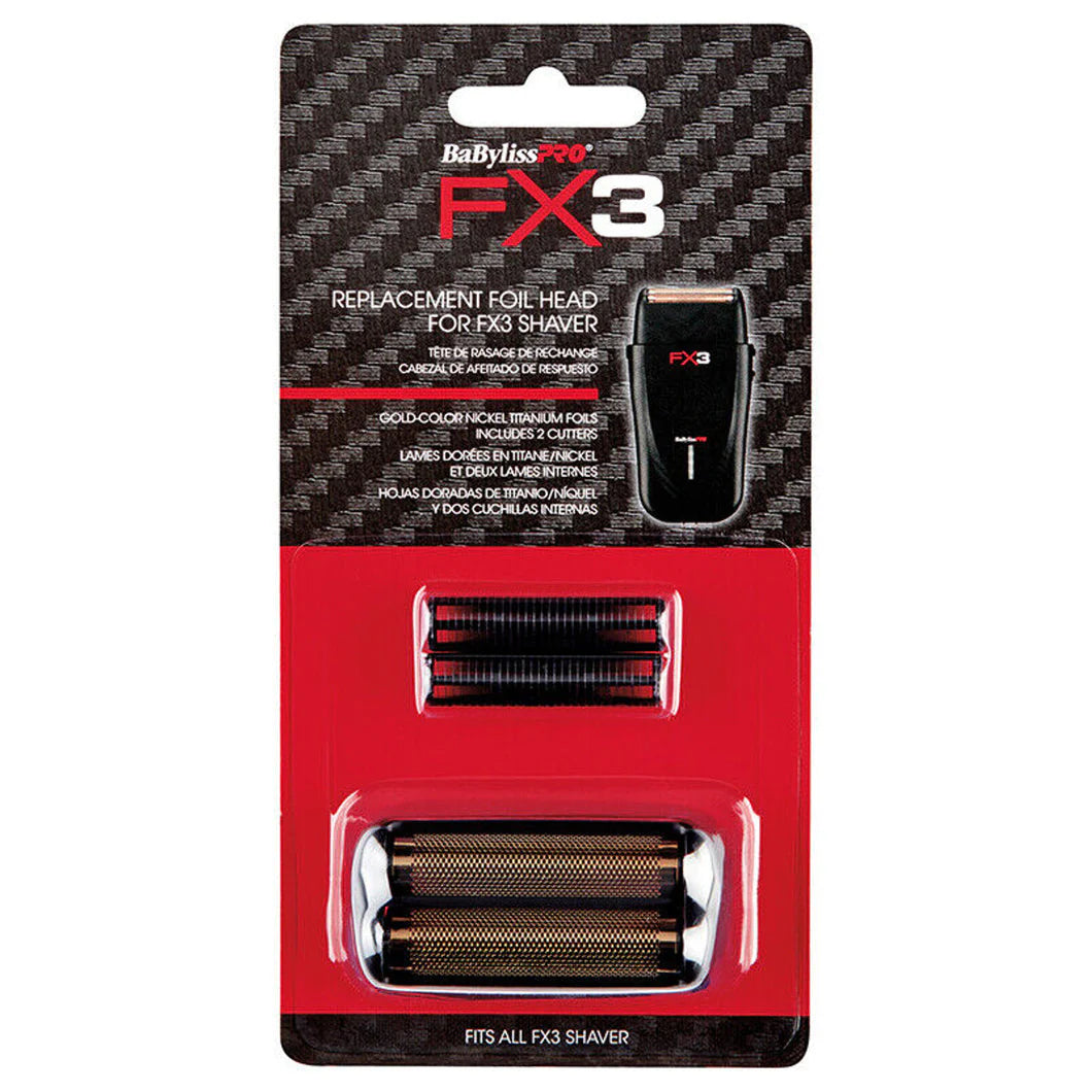 BabyLissPRO FX3 Shaver Replacement Foil & Cutter - BLACK