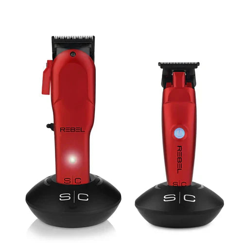 StyleCraft REBEL Clipper & Trimmer Combo - RED