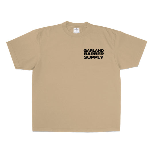 GB$ "RICH OFF FADEZ" HEAVYWEIGHT TEE - OATMEAL